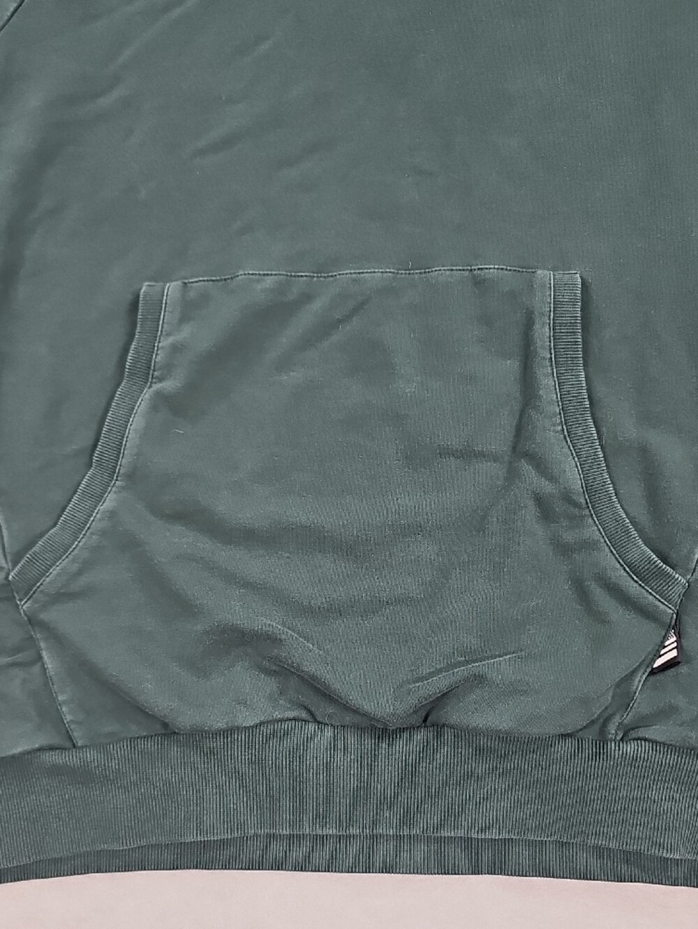Greatness is a Process Green Men's Hoodie w/ Kangaroo Pocket Missing Drawstring - Picture 3 of 8